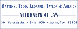 Martens, Todd, Leonard, Taylor & Ahlrich logo